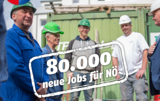 80.000 neue Jobs für Niederösterreich